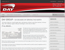 Tablet Screenshot of daygroup.ca